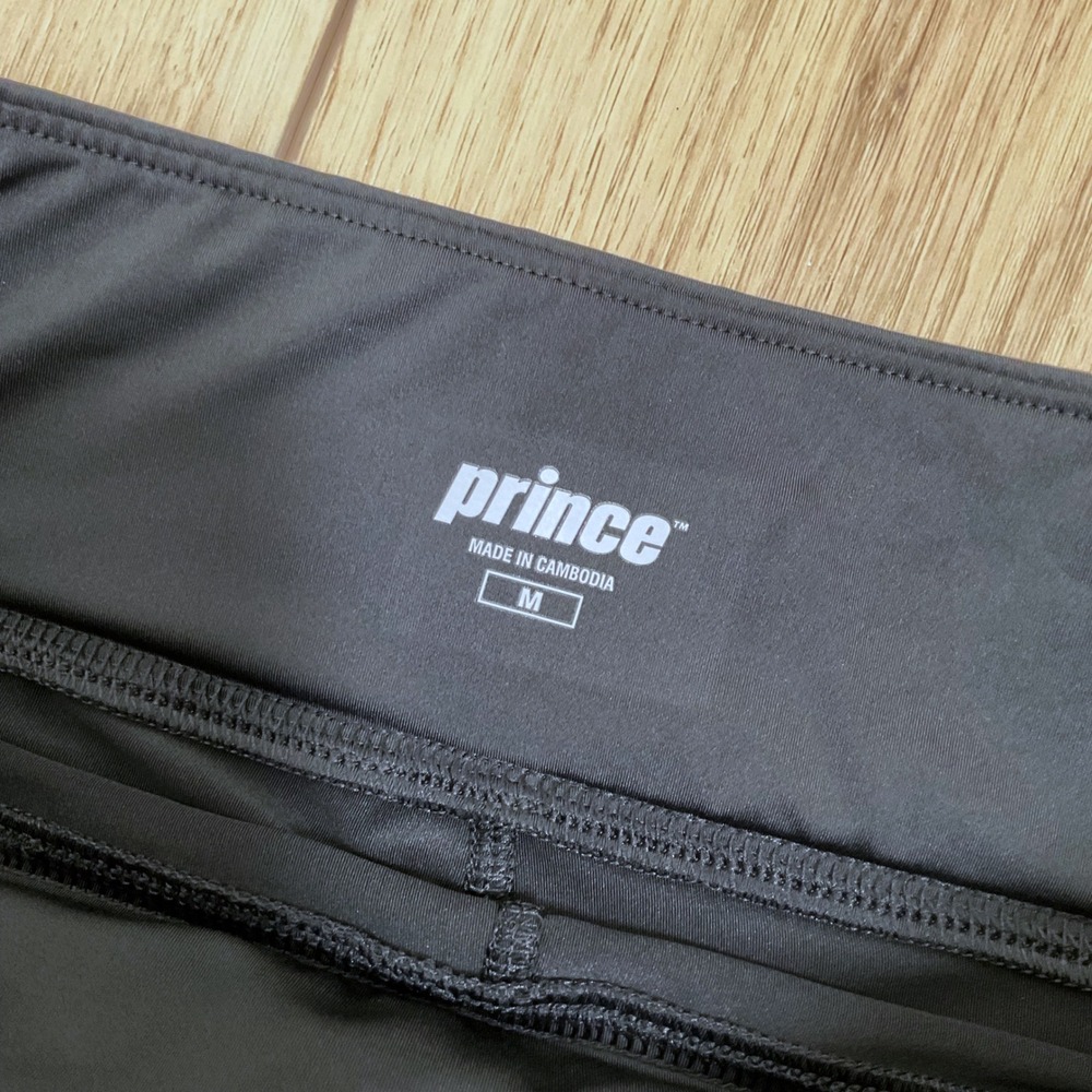 Prince Women's‎ Tennis Match Knit Skort Black Wicking Athletic Skirt Medium - Picture 8 of 10